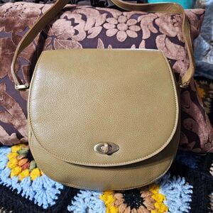 Vintage Coach Madison Carlyle Crossbody Purse Made in Italy